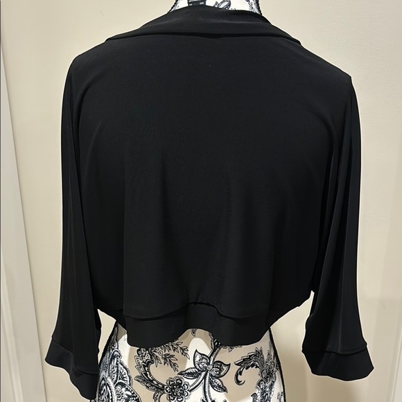 Neuva Women’s Cropped shrug 3/4 sleeve black small - Picture 4 of 4